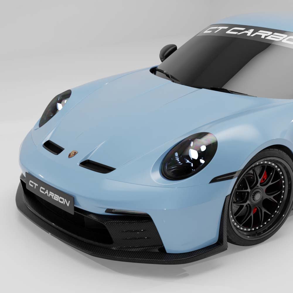 PORSCHE 911 992.1 GT3 & GT3 TOURING 2022-2024 CARBON FIBRE FRONT END KIT - CT DESIGN - Image 9