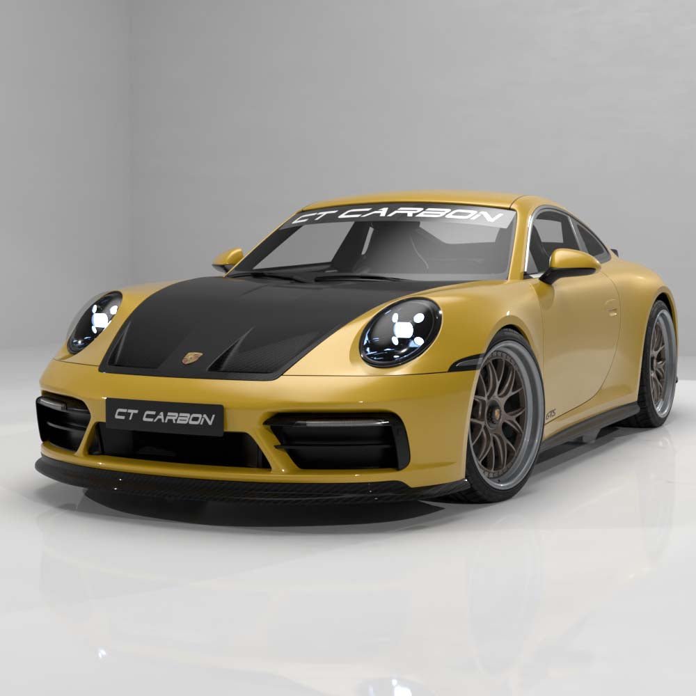 PORSCHE 911 992.1 CARRERA GTS 2022-2024 CARBON FIBRE KIT - V3 - CT DESIGN - Image 8