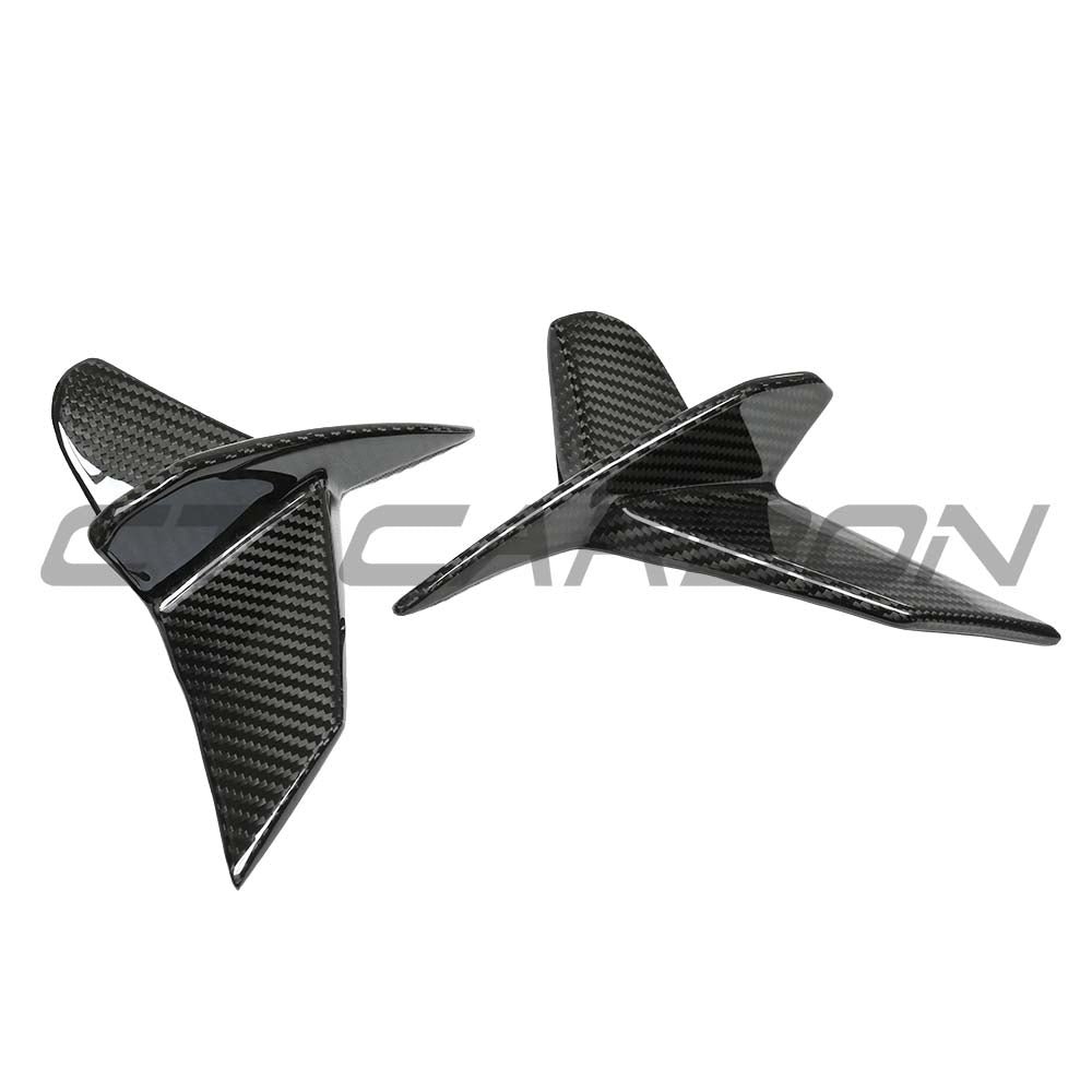 BMW G14/G15/G16 8 SERIES 2018+ DRY CARBON FIBRE SIDE REAR CANARDS - Image 2
