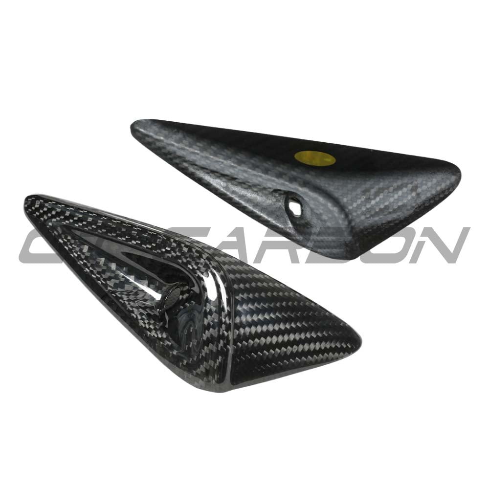 TESLA MODEL Y 2025+ FACELIFT DRY CARBON FIBRE SIDE CAMERA COVER - V1 - Image 3