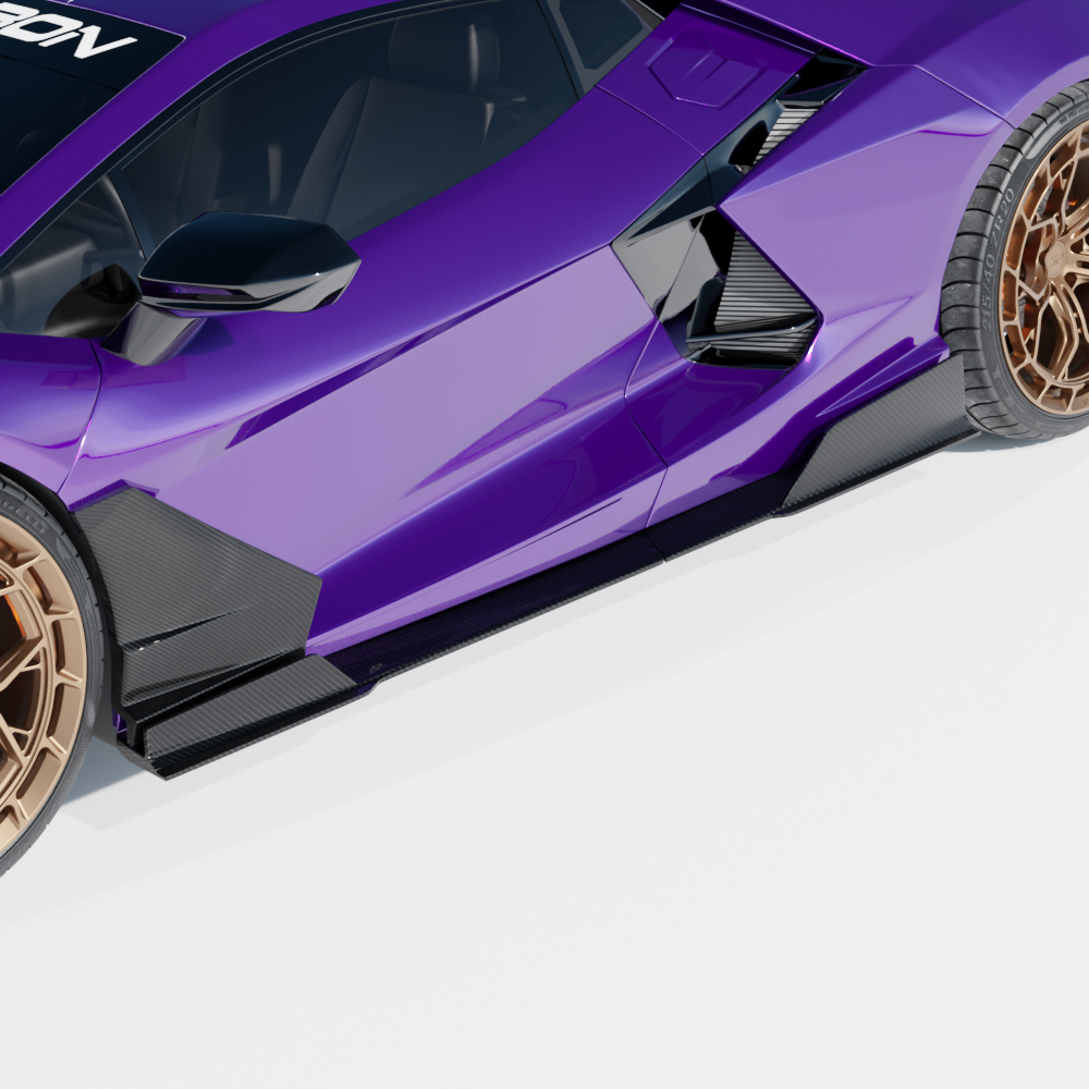 LAMBORGHINI REVUELTO CARBON FIBRE DOOR TRIM - CT DESIGN - Image 2