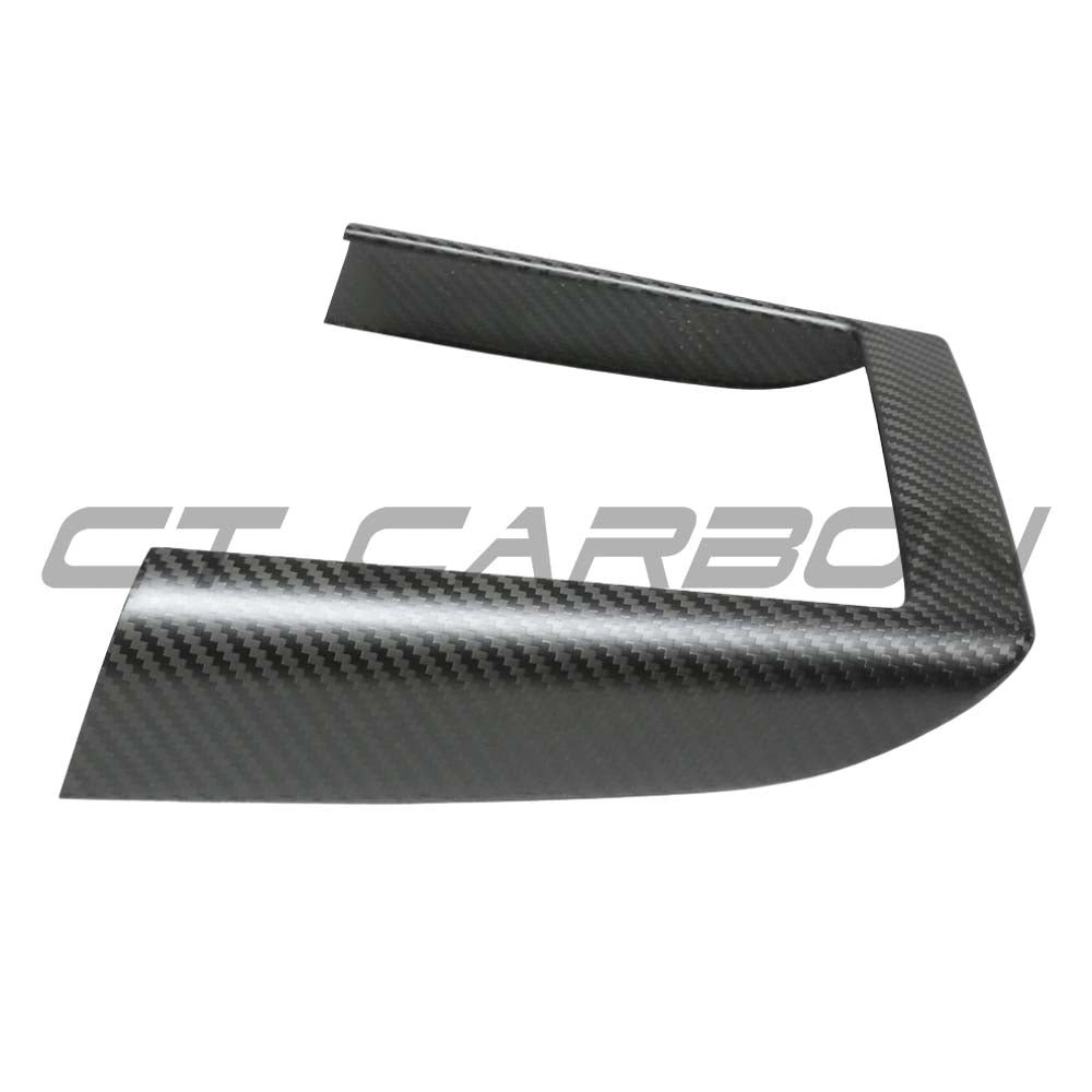 TESLA MODEL Y 2025+ FACELIFT MATTE DRY CARBON WIRELESS CHARGER FRAME COVER - V1 - Image 4