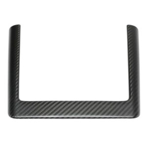 TESLA MODEL Y 2025+ FACELIFT MATTE DRY CARBON WIRELESS CHARGER FRAME COVER - V1