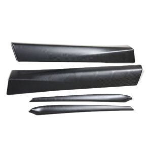 TESLA MODEL 3 2017-2023 MATTE CARBON FIBRE INTERIOR DOOR PANEL TRIM ADD ON