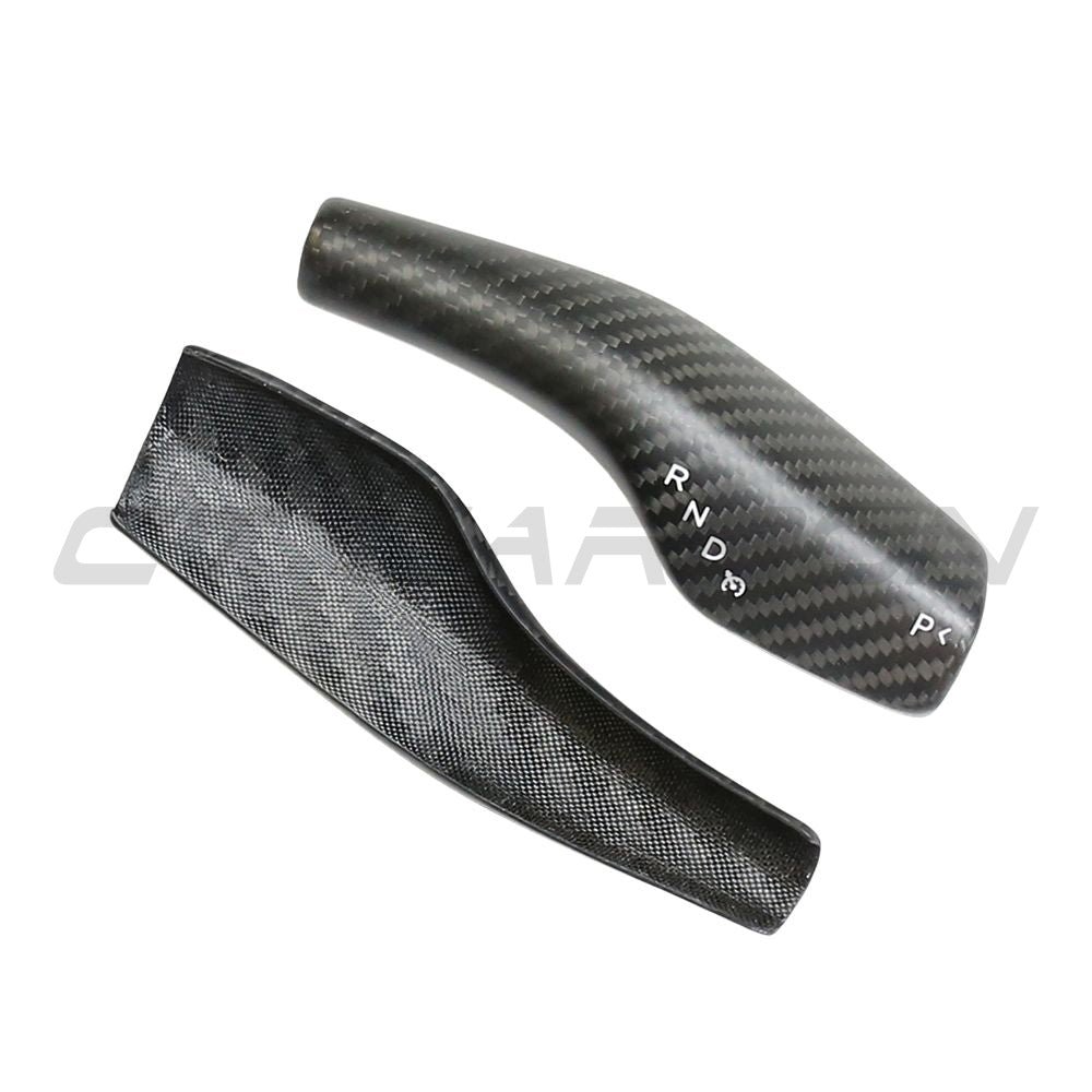TESLA MODEL 3 & Y 2017+ MATTE CARBON FIBRE STALK COVER - Image 5