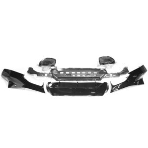 BMW G42 2 SERIES 2022+ GLOSS BLACK DIFFUSER WITH TIPS - V1