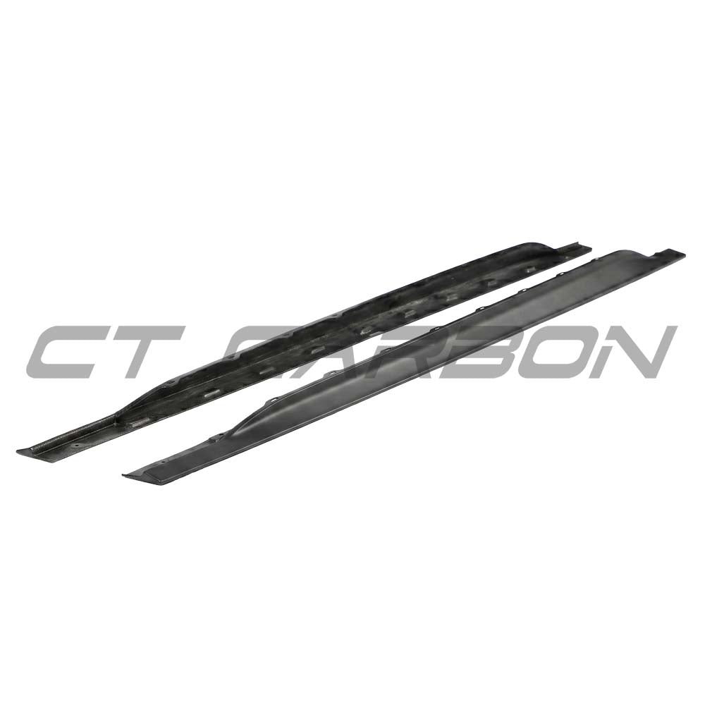 AUDI RS3 8Y 2022+ MATTE CARBON FIBRE SIDE SKIRTS - CT DESIGN V2 - Image 3