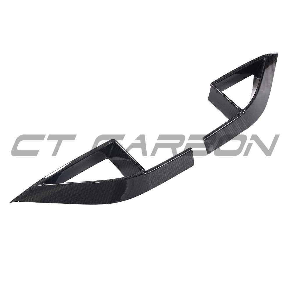MERCEDES E-CLASS & E53 2021-2023 CARBON FIBRE FOG LIGHT COVERS - Image 6