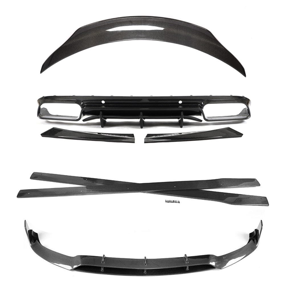 MERCEDES C63 W205 COUPE FACELIFT FULL CARBON FIBRE KIT V2