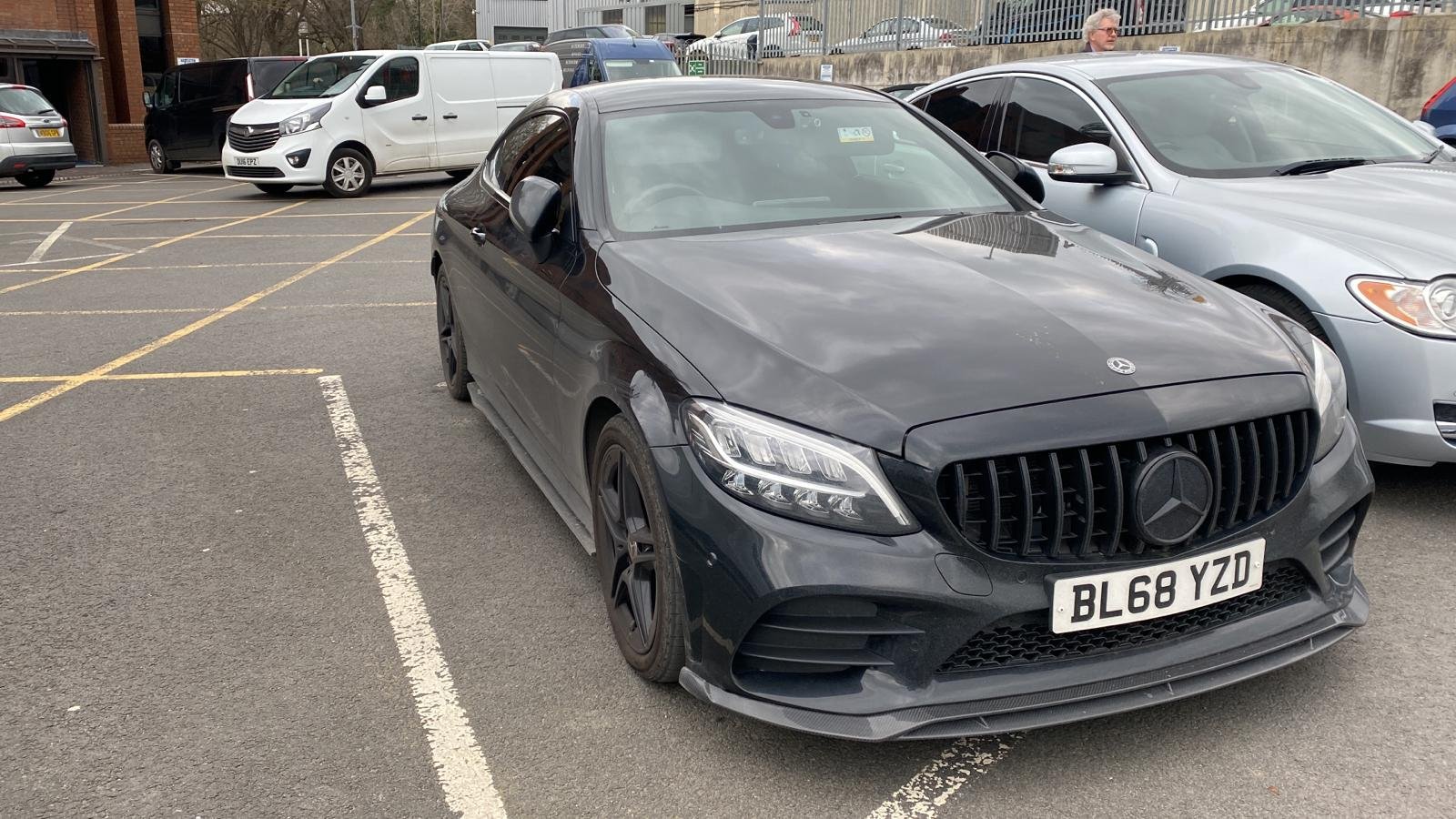 MERCEDES C43 & C CLASS W205 FACELIFT CARBON FIBRE SPLITTER - CT STYLE - Image 3