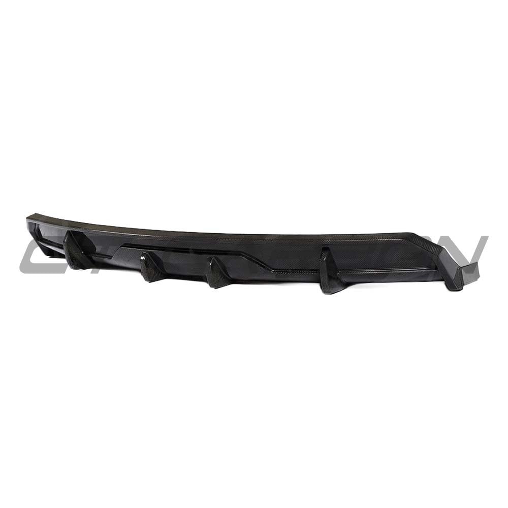 TESLA MODEL 3 2017-2023 CARBON FIBRE DIFFUSER - V1 - CT DESIGN - Image 4