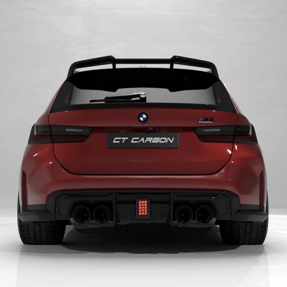 BMW G81 M3 & G21 3 SERIES TOURING 2018+ CARBON FIBRE MIDDLE SPOILER - CT DESIGN - Image 6
