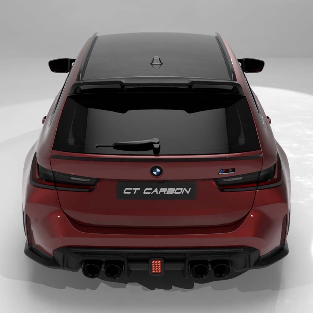 BMW G81 M3 & G21 3 SERIES TOURING 2018+ CARBON FIBRE MIDDLE SPOILER - CT DESIGN - Image 4